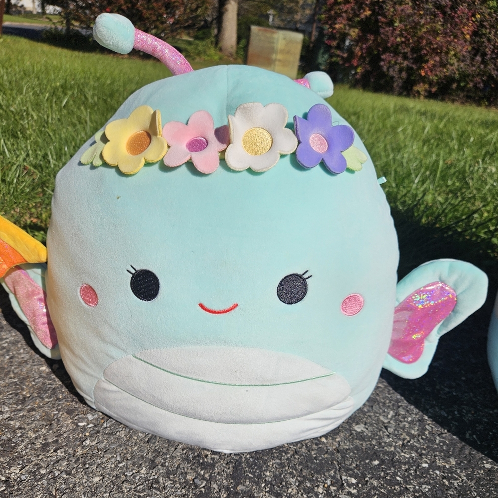 Squishmallows Large Reina The Green Butterfly
